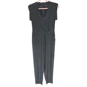 Madewell Gray‎ Jumpsuit V-Neck Sleeveless Casual Career Work
